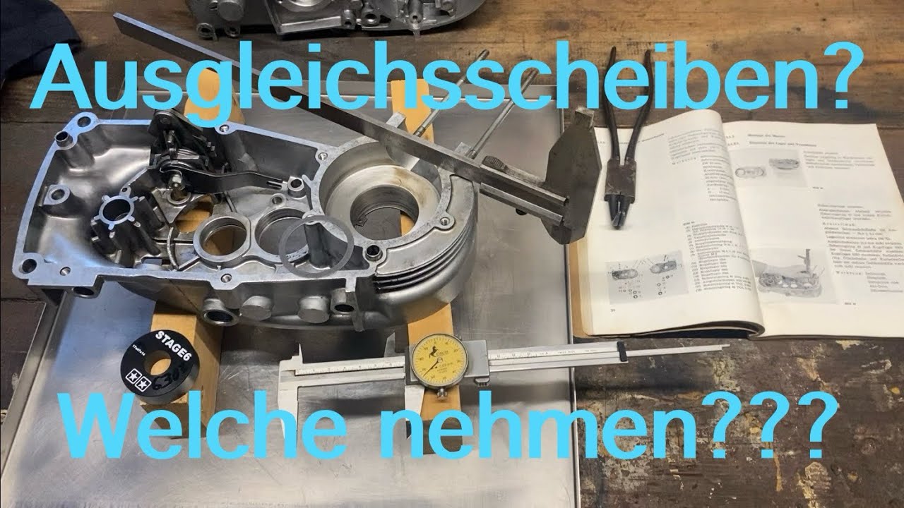 Welche Ausgleichsscheiben nehmen? Simson Motor M53 ausdistanzieren für S50 / Lagerdummys benutzen