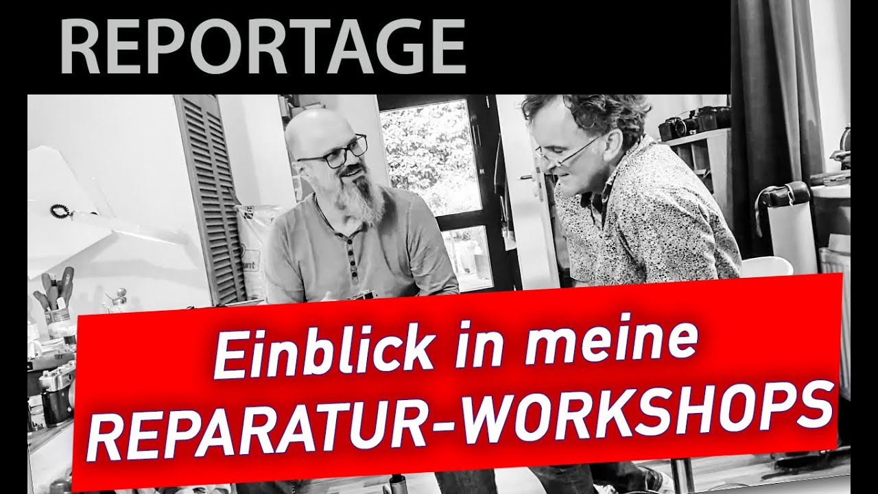 Analoge Fotografie: Einblick in einen Kamera-Reparatur Workshop