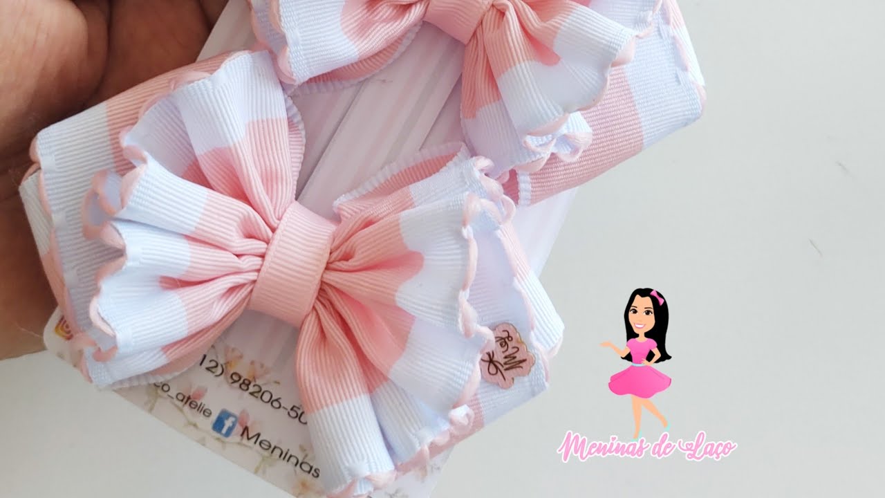 Laço Babadinho para iniciantes,fita número 9🎀