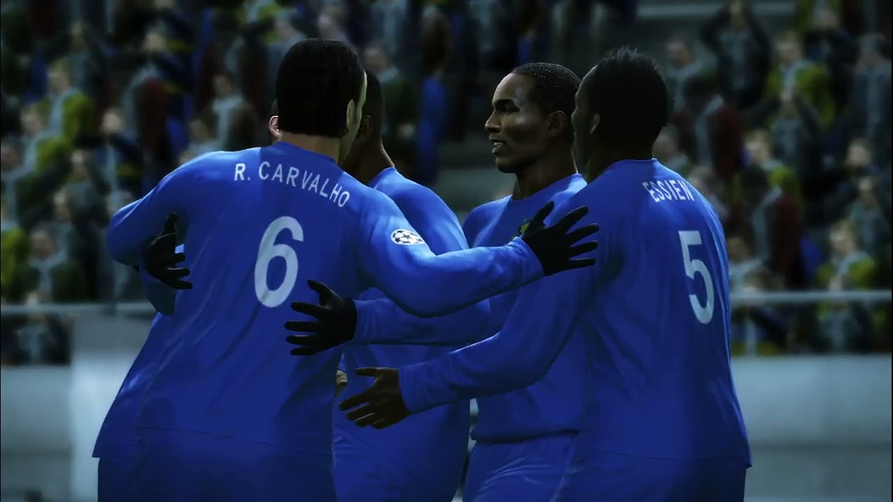 pes 2010 Dynamo Kyiv Chelea şampiyonlar ligi 6 . Grup maçı top player