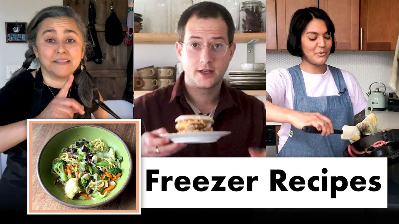 Pro Chefs Make 8 Different Freezer Meals | Test Kitchen Talks @ Home | Bon Appétit