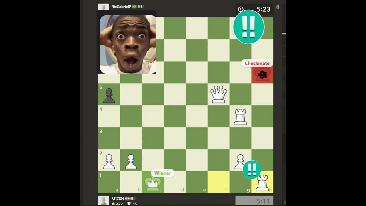 COOKED MY OPPONENT IN CHESS