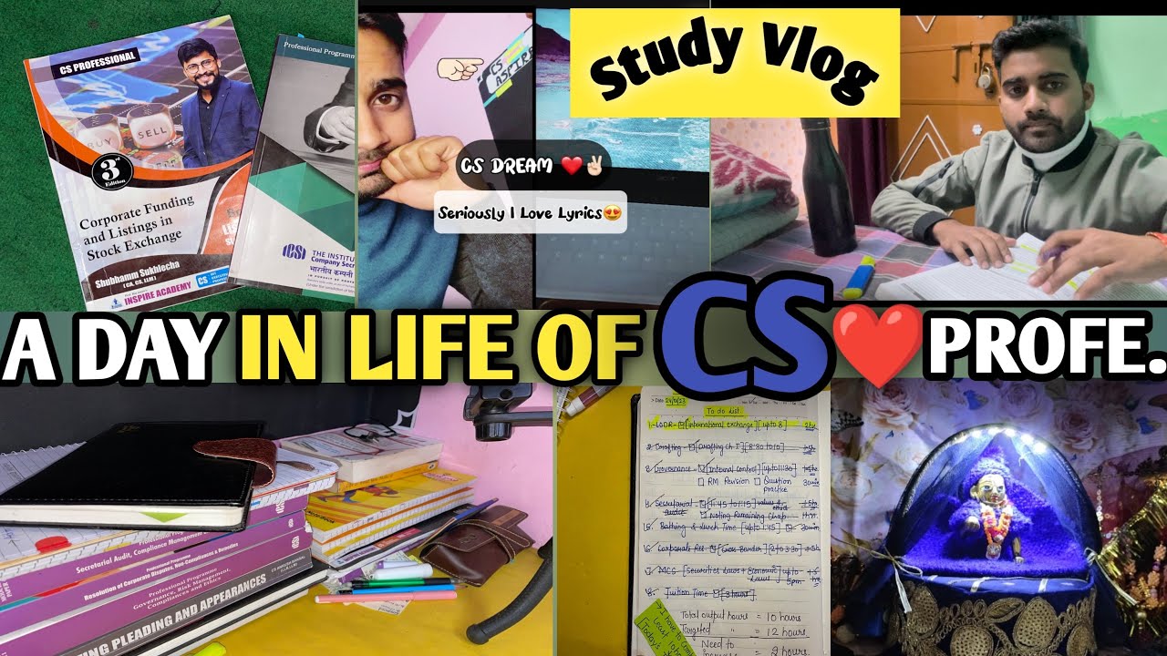 A Day In Life Of CS Professional Students❤️👨‍💼 #cs #explore #viral #trending #upsc #upsc #ca #neet