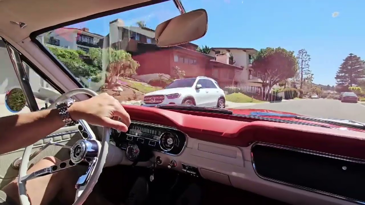 1965 Ford Mustang K-Code Coupe Driving Video 1