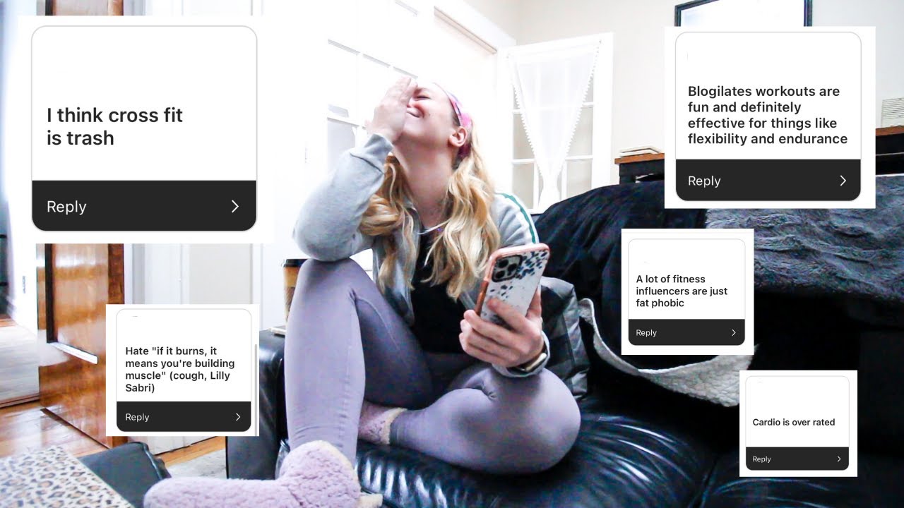 READING YOUR UNPOPULAR FITNESS OPINIONS | cardio, fitness influencers, burpees, and *more*!