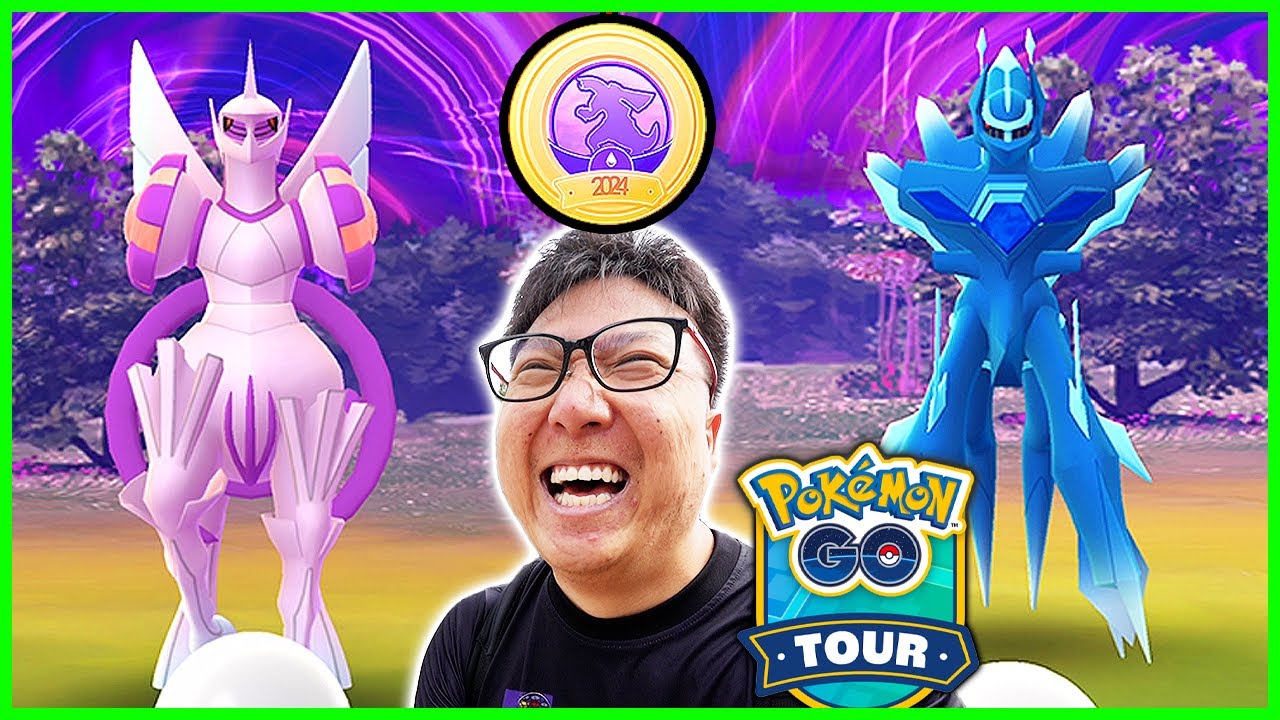 World's First Origin Palkia And Dialga with Exclusive Research - Pokemon GO, Los Angeles Sinnoh Tour