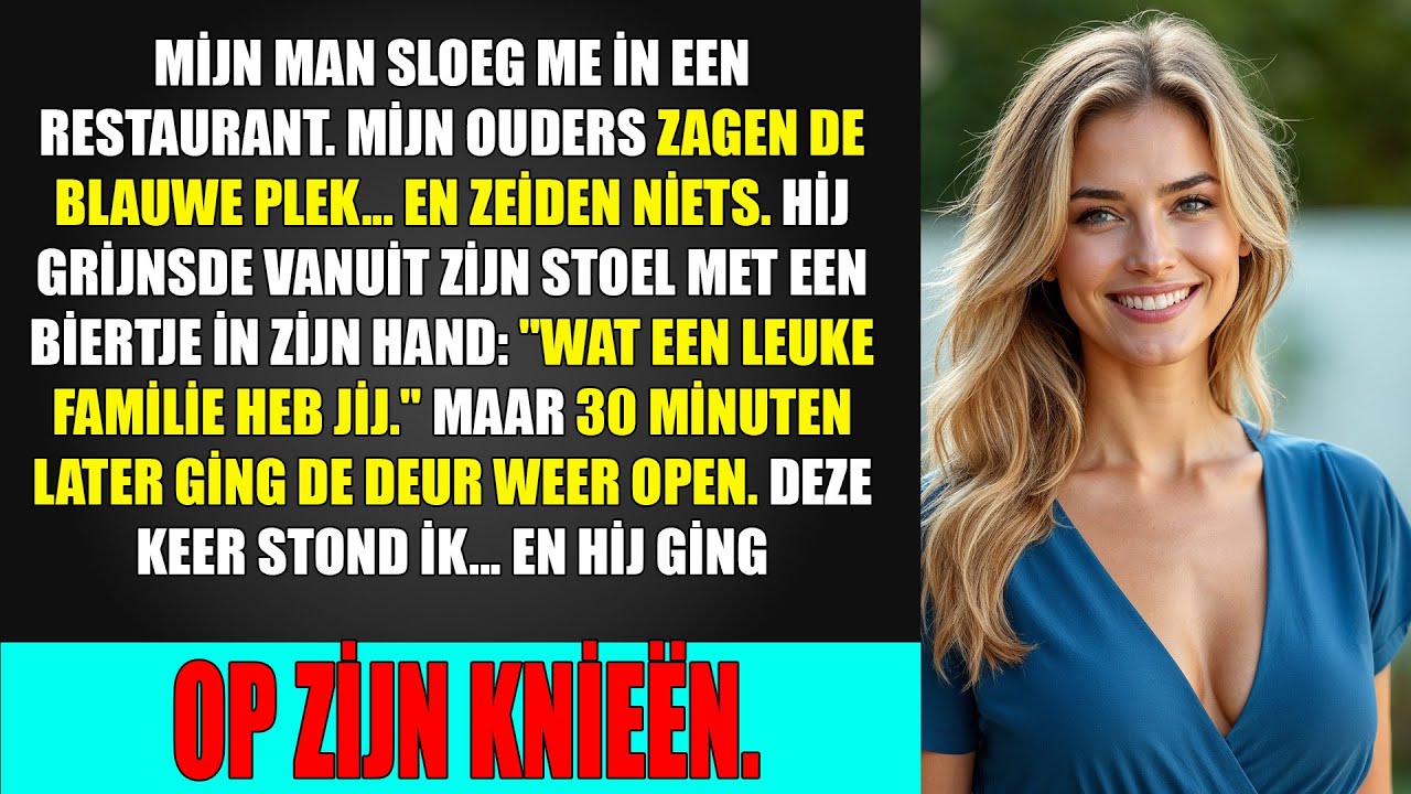 Mijn man sloeg me op onze trouwdag—30 minuten later lag hij op zijn knieën.