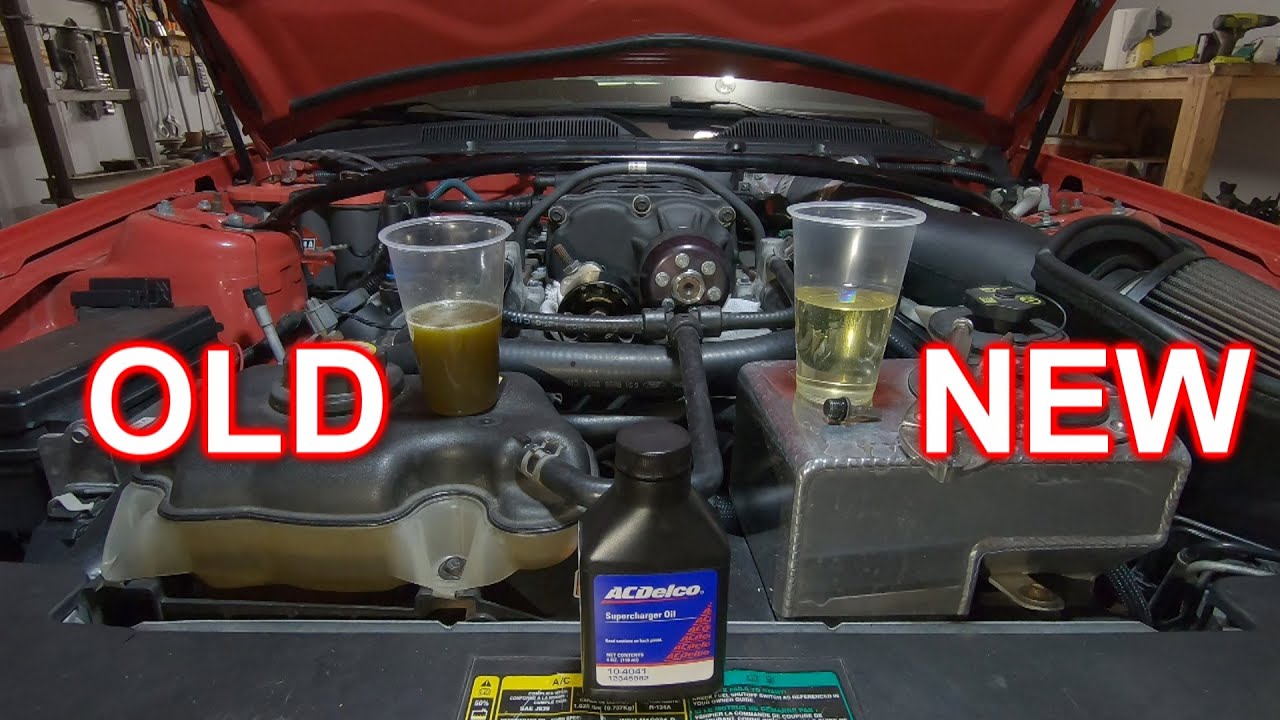 TVS Supercharger Oil Change 2007 GT500