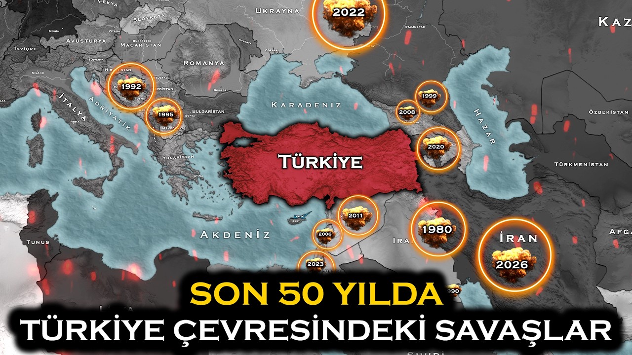 Son 50 Yılda Türkiye Çevresindeki Savaşlar