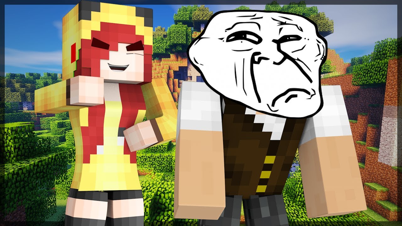 Casal Craft #2: FUI TROLLAR A CHERRY E ME DEI MAL!