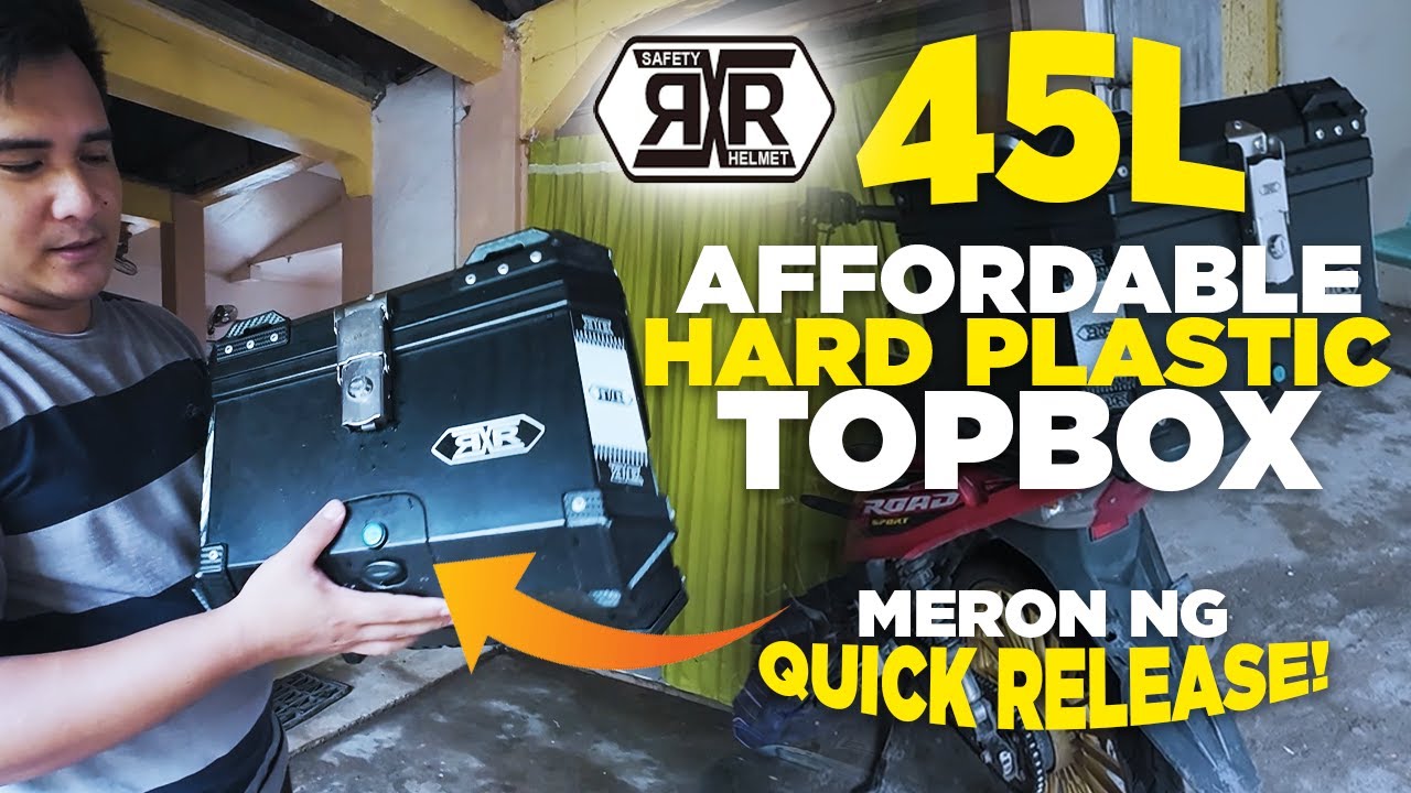 RXR topbox from Shopee Review | RS 125 F.I.