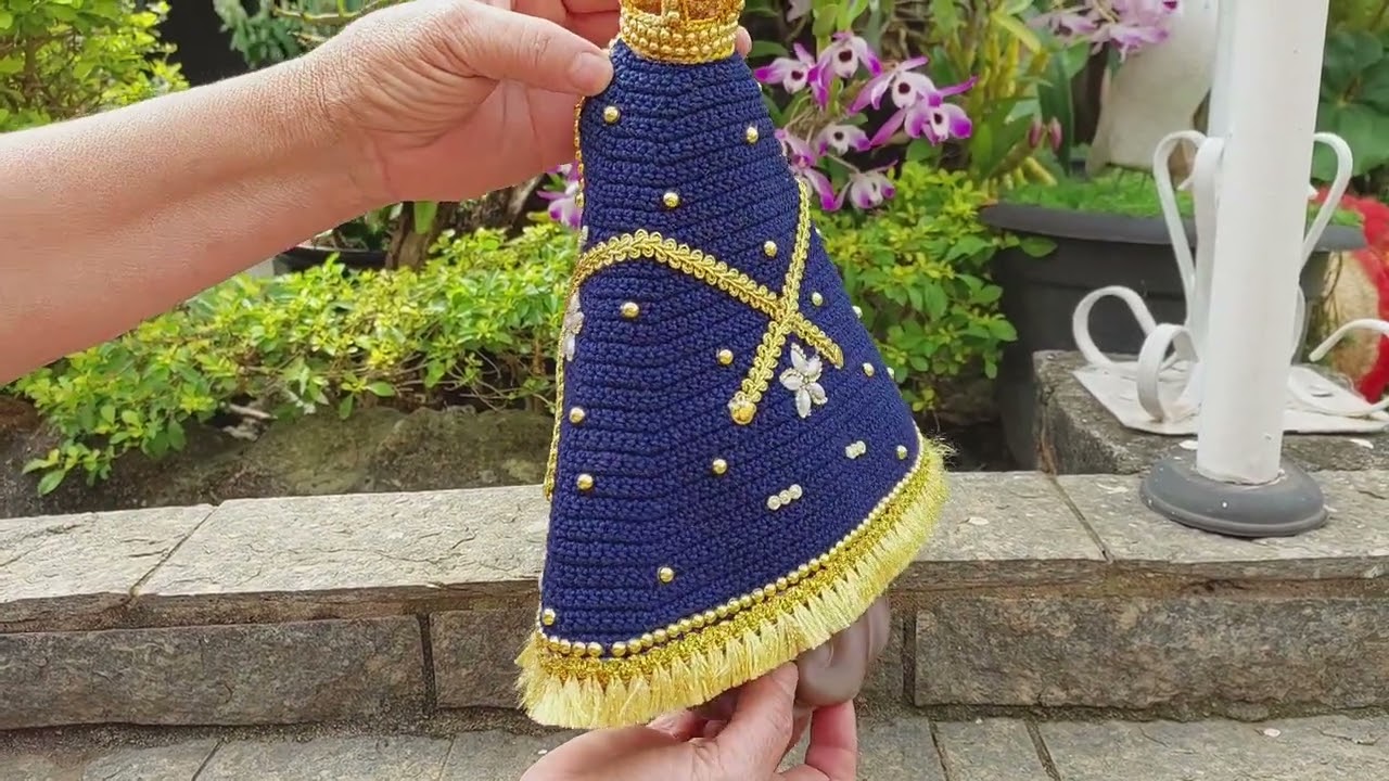 NOSSA SENHORA APARECIDA EM AMIGURUMI!!