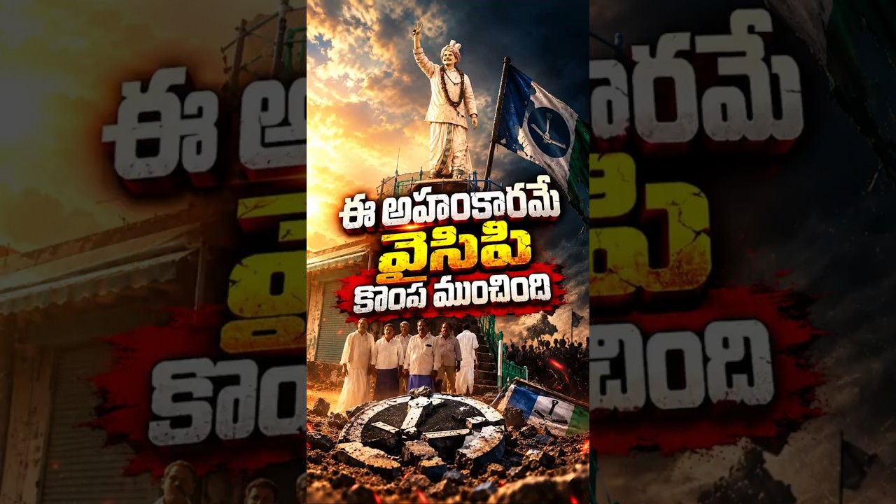 ఈ అహంకారమే వైసిపి కొంప ముంచింది#APPolitics #YSRCP #APNews #ViralVideo #Controversy #YSRStatue