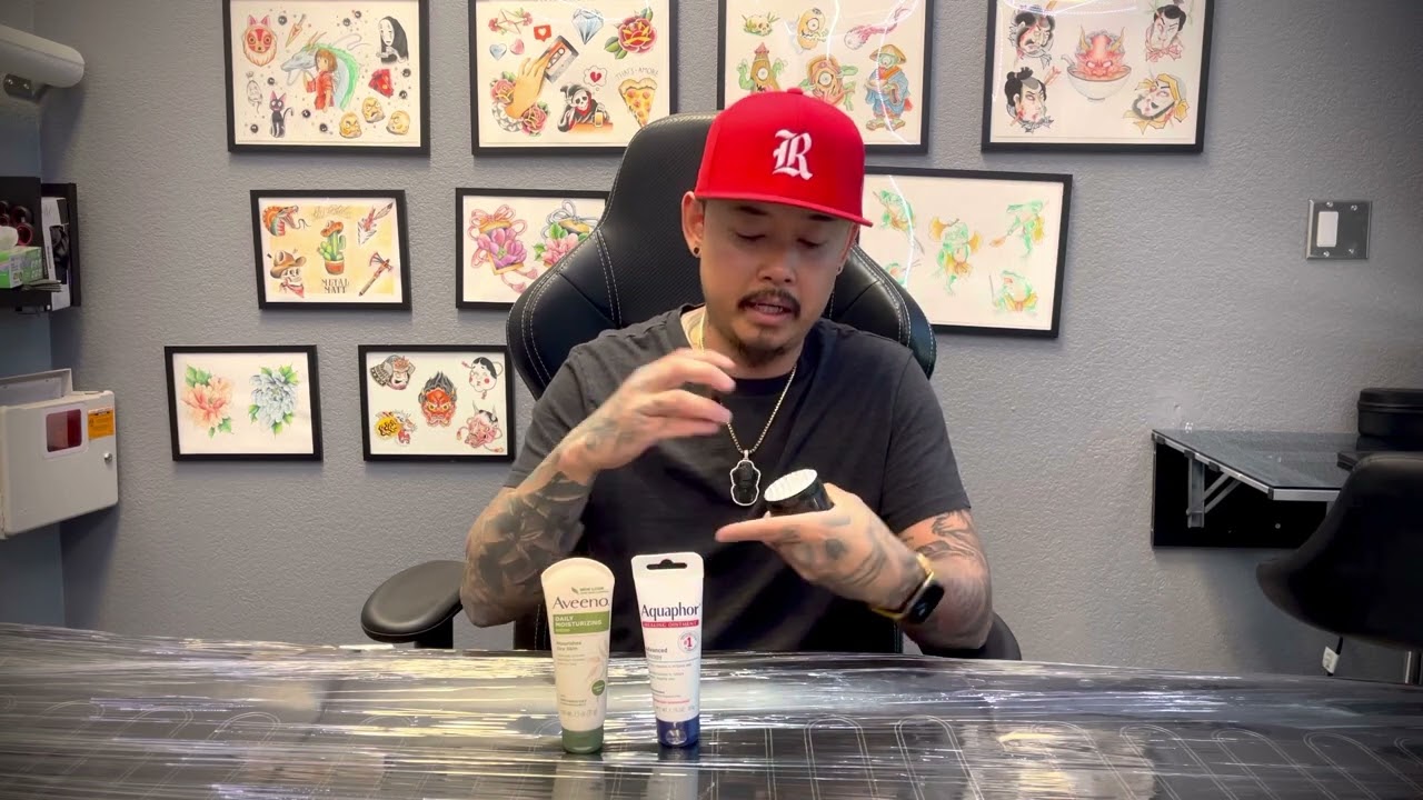 Tattoo aftercare instructions