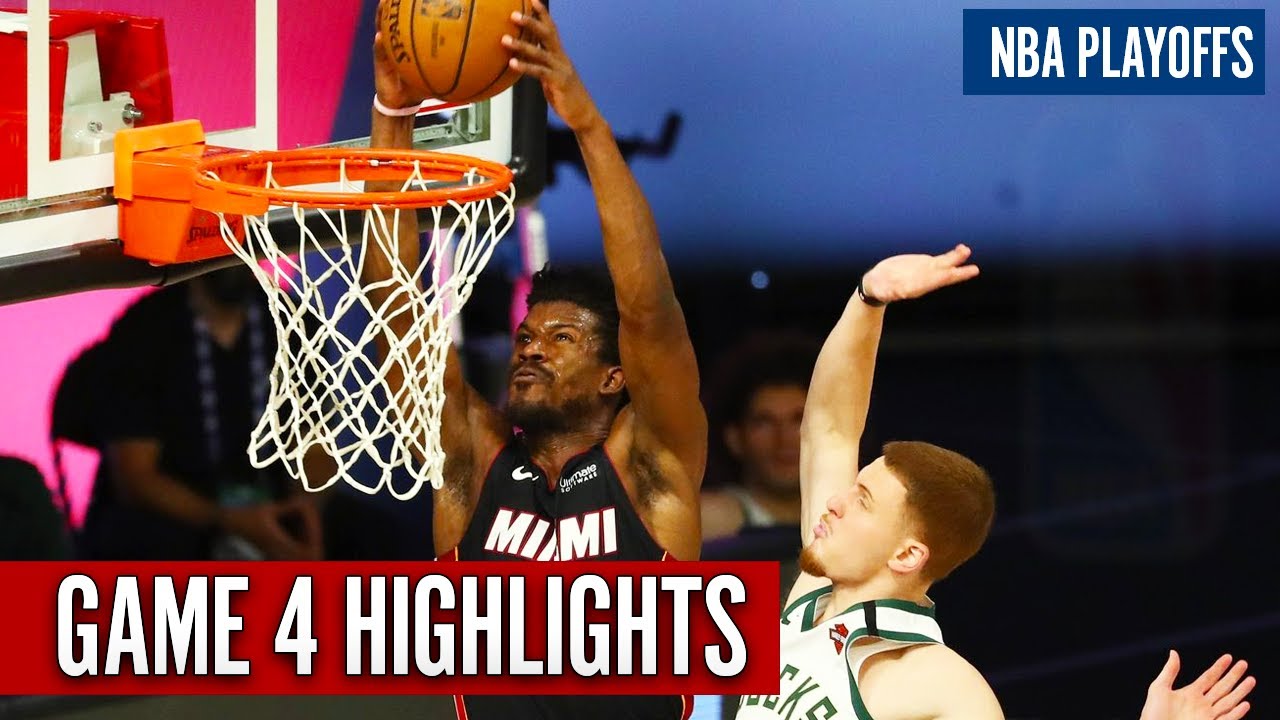 BUCKS vs HEAT GAME 4 - 2020 NBA PLAYOFF HIGHLIGHTS