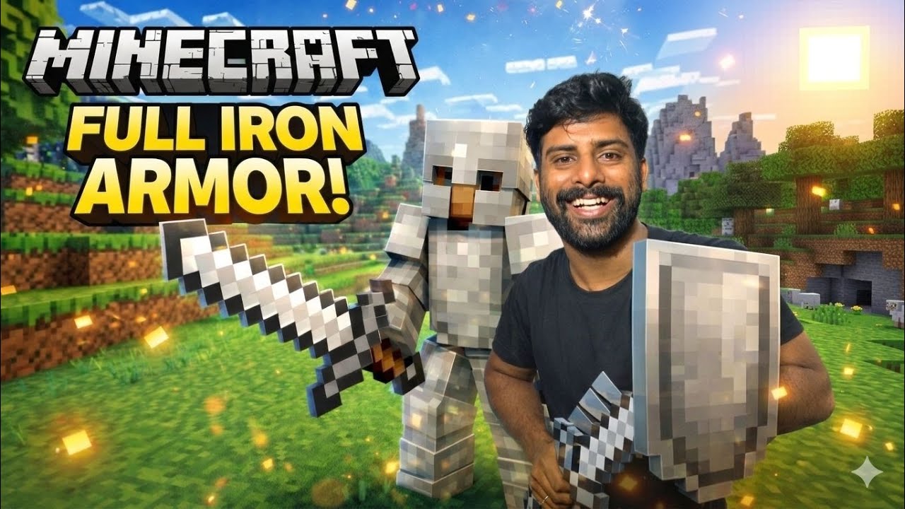 IRON ARMOR MINDCRAFT   | DELDEX IS LIVE   |  DAY 42