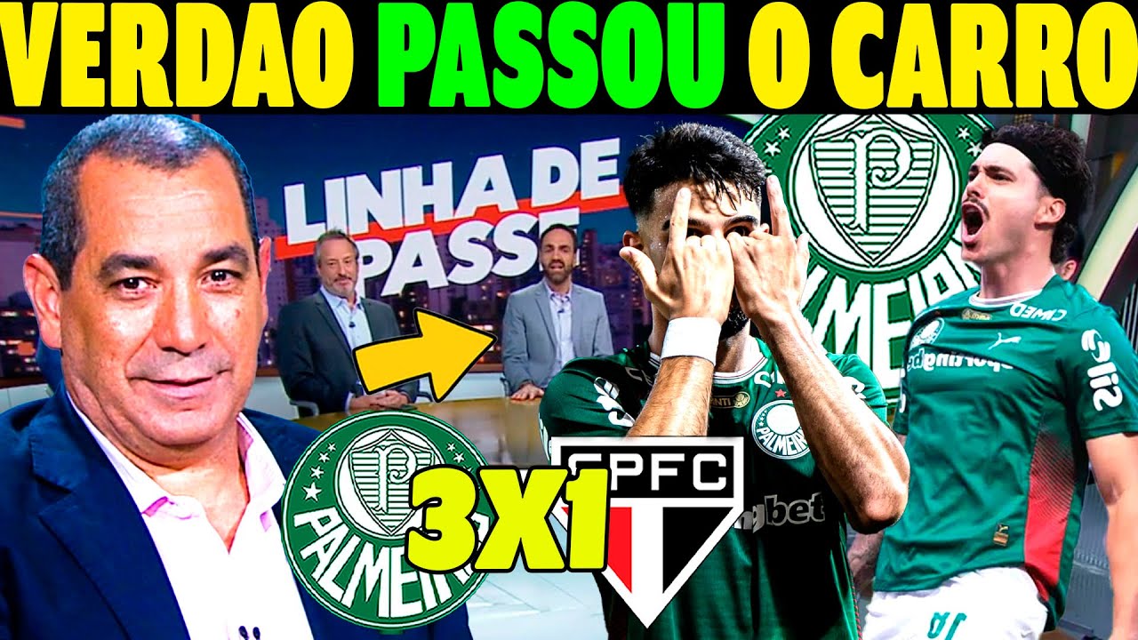 SEGUE O LÍDER ! VIRADA de CAMPEÃO ! PALMEIRAS 3 X 1 SÃO PAULO! IMPRENSA RASGA ELOGIOS ao PALMEIRAS