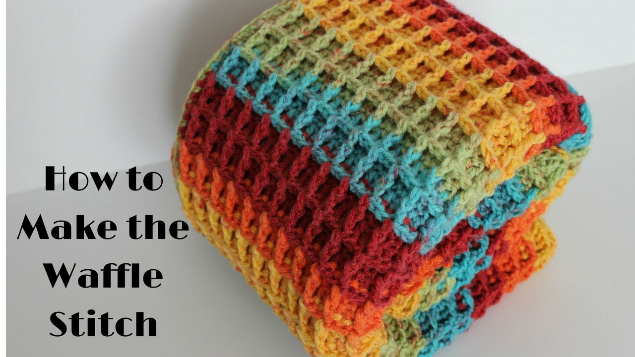 How to Make the Waffle Stitch (Crochet 101 Series) | Easy Crochet Tutorial