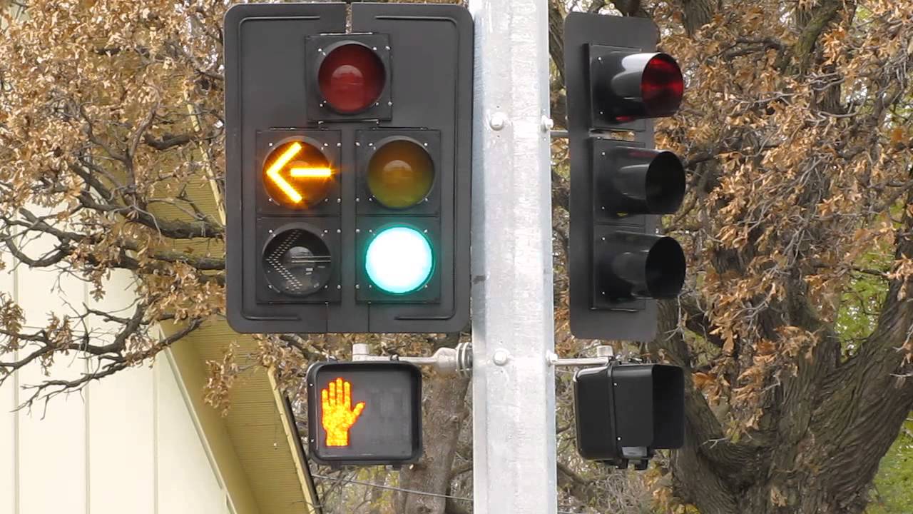 Flashing Yellow Arrow Doghouse Signal