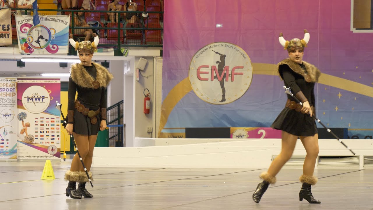 *Majorettes Show Carmignano* - duo MACE  - XX European Majorette Championship - Monza 2025