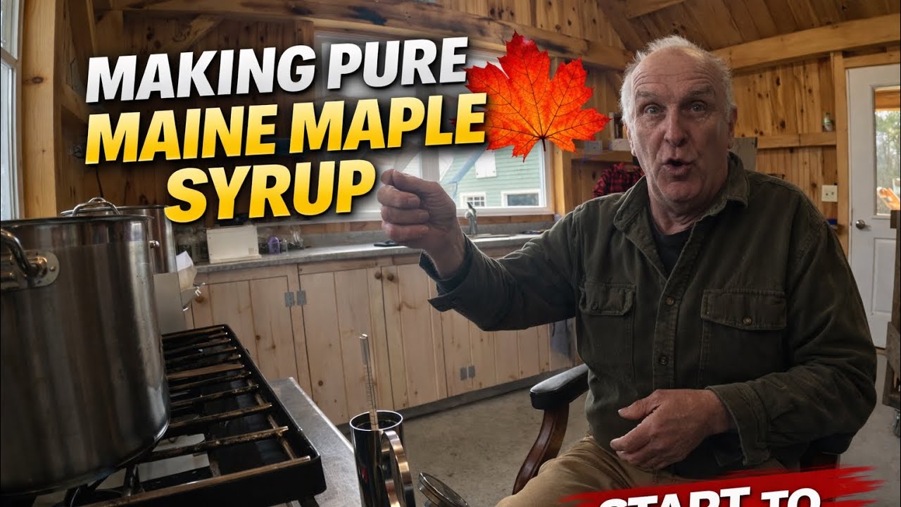 A Day Making Maple Syrup in the Sugar House