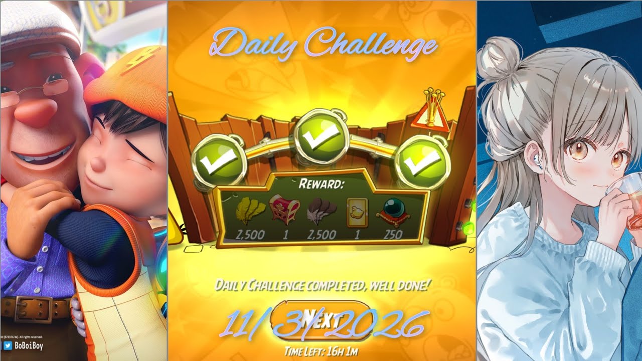 Angry Birds 2: Daily Challenge (11/3/2026)