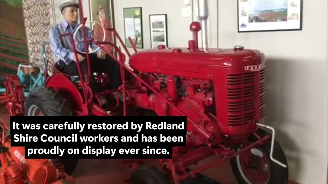 1944 Farmall tractor started at Redlands Coast Museum