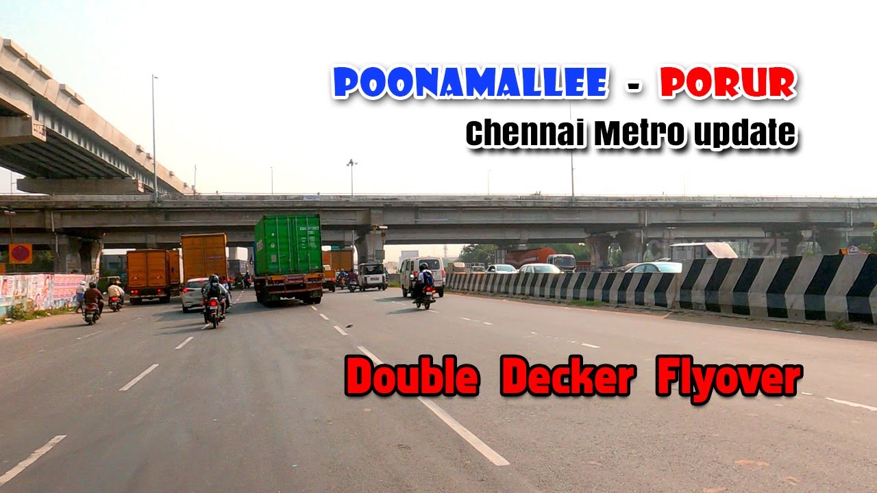 Poonamallee to Porur Metro Work Update 🚇 | Chennai Metro work  #poonamalleemetro  #porurmetro