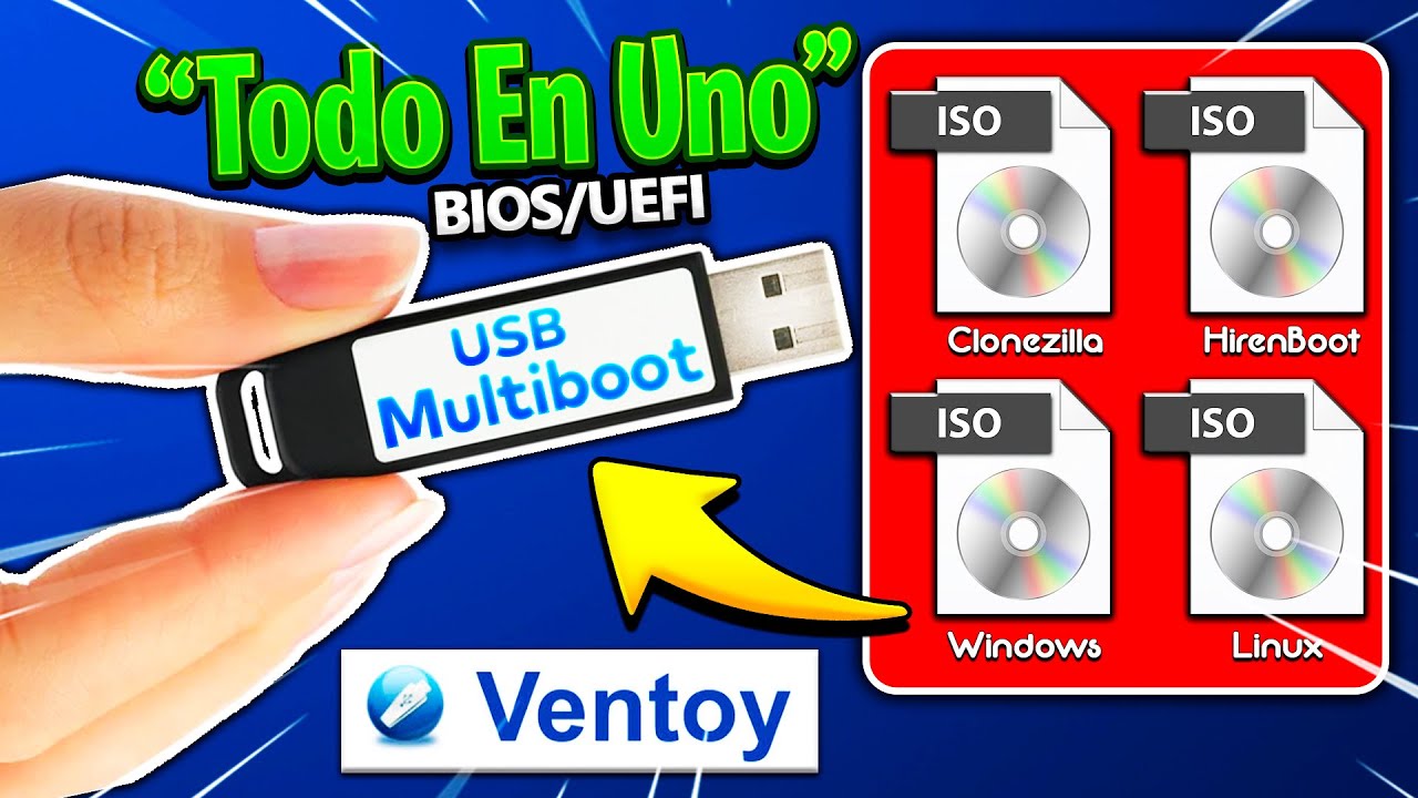 CREAR USB Multiboot Con VENTOY 2026 ✅ USB Con Varios Sistemas Operativos