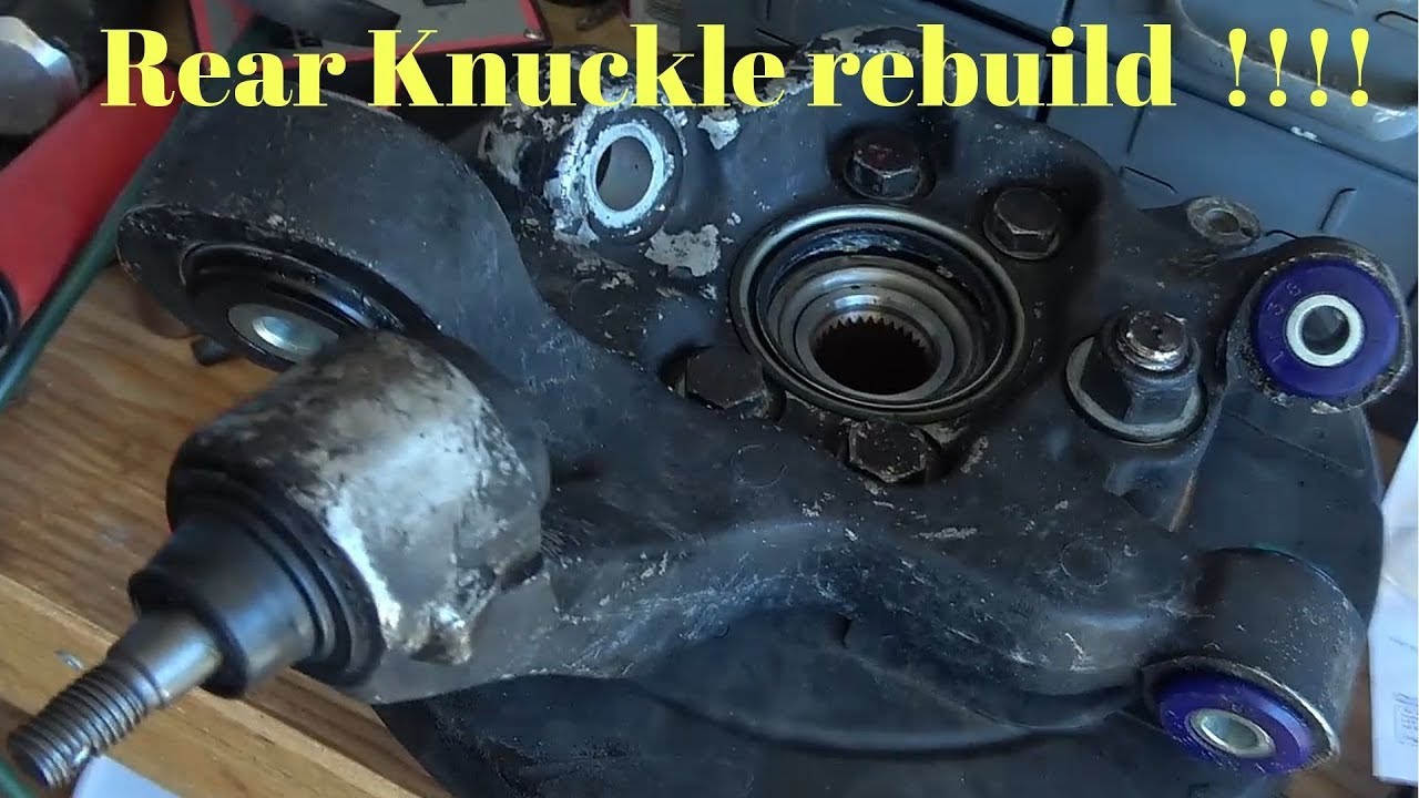 Rear Knuckle bushings, ball joints and axle seals Nissan Skyline GTR R32 R33 R34 and 300zx Z32 s13