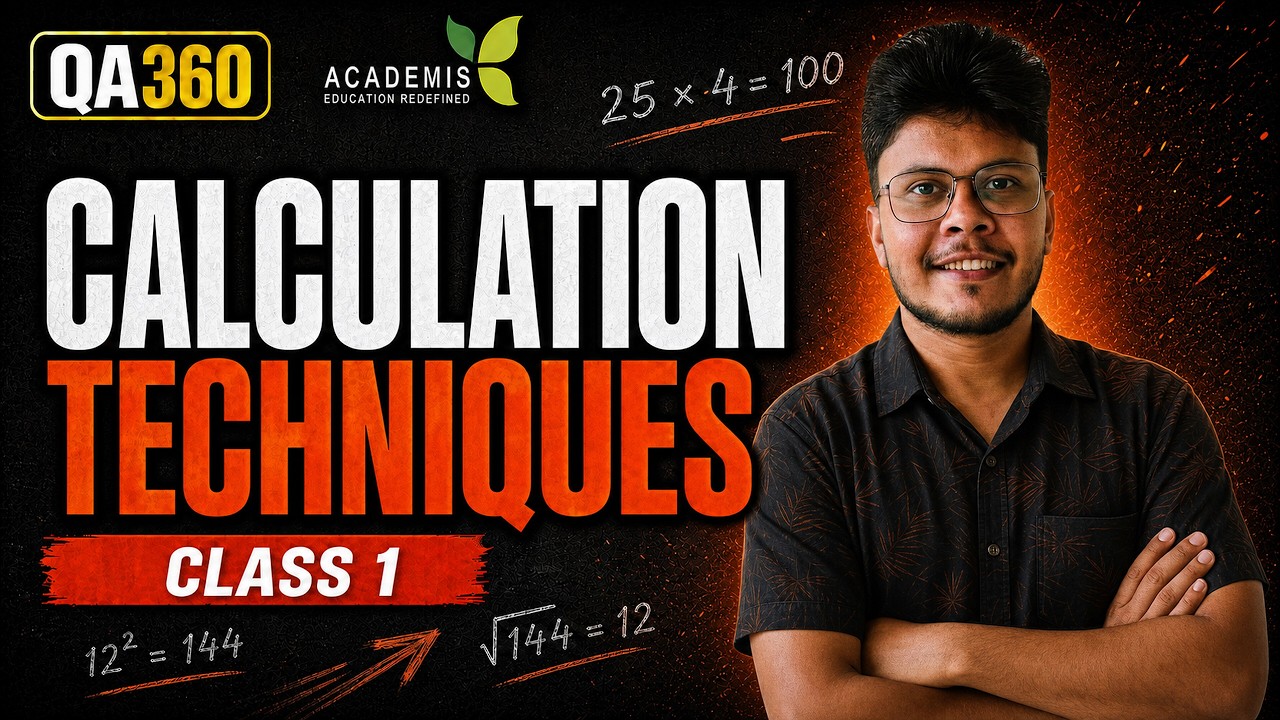 Calculation Techniques Class 1 | QA360