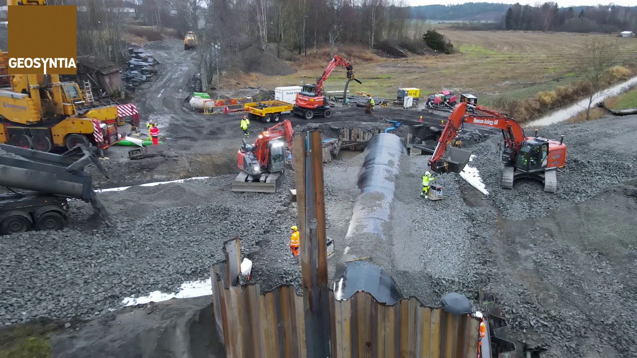 131220   DN4000 PE rør kulvert   omfylling og komprimering