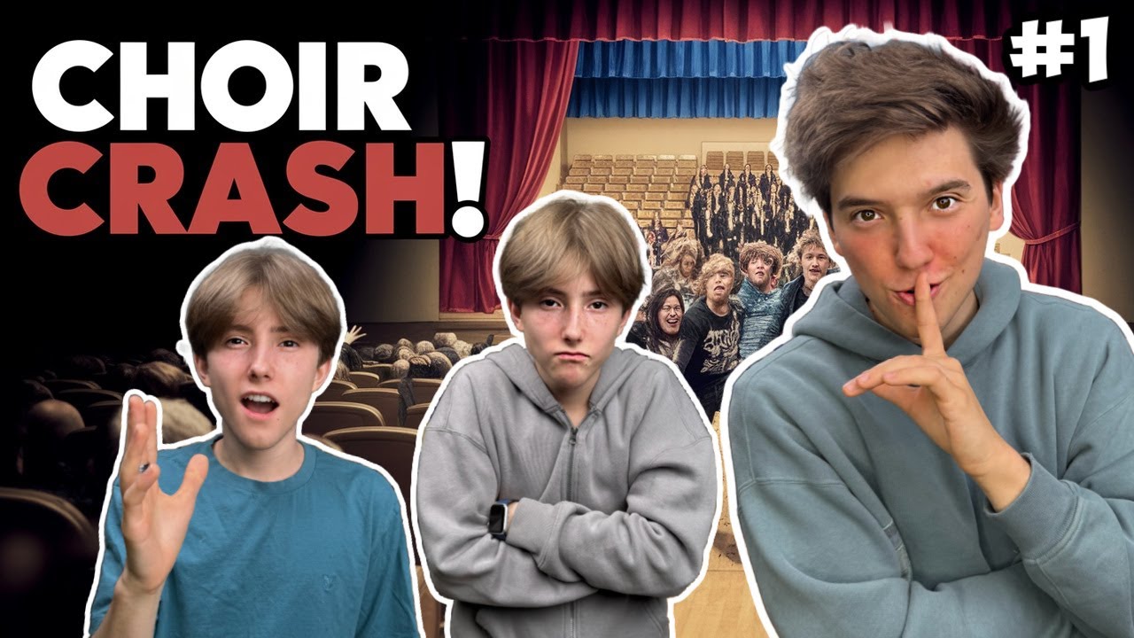 WE CRASH MY BROTHER'S CHOIR CONCERT AND PHOTOSHOOT🫢