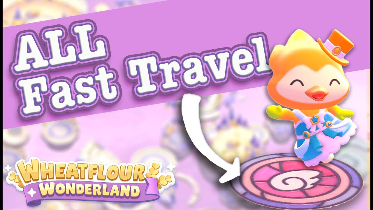 All Wheatflour Wonderland Fast Travel Locations | Hello Kitty Island Adventure DLC Guide