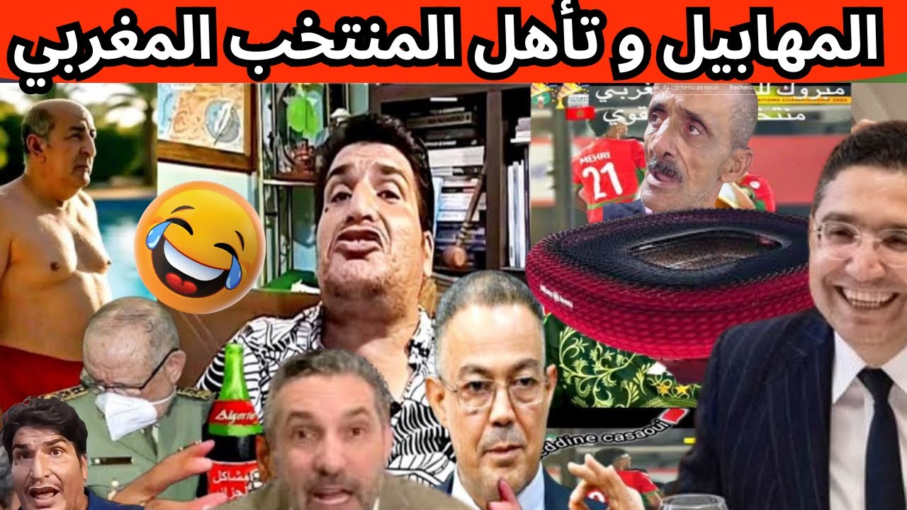 جنون المهابيل وتأهل المنتخب المغربي إلى كأس العالم😂تونسيات يمرمدون الكراغلة 😂وزير من عالم موازي.