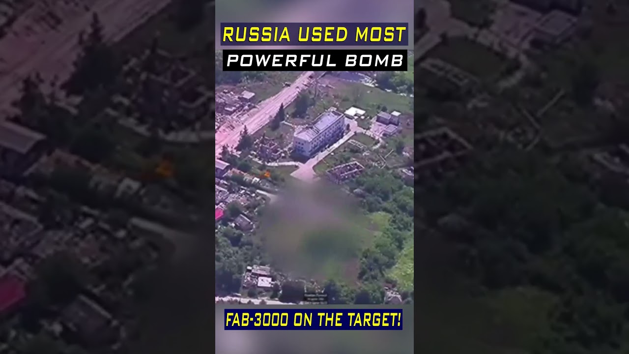 Russia Used Most Powerful Bomb FAB-3000