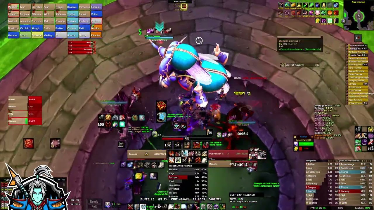 Era Naxxramas DMF GDKP Fury PoV