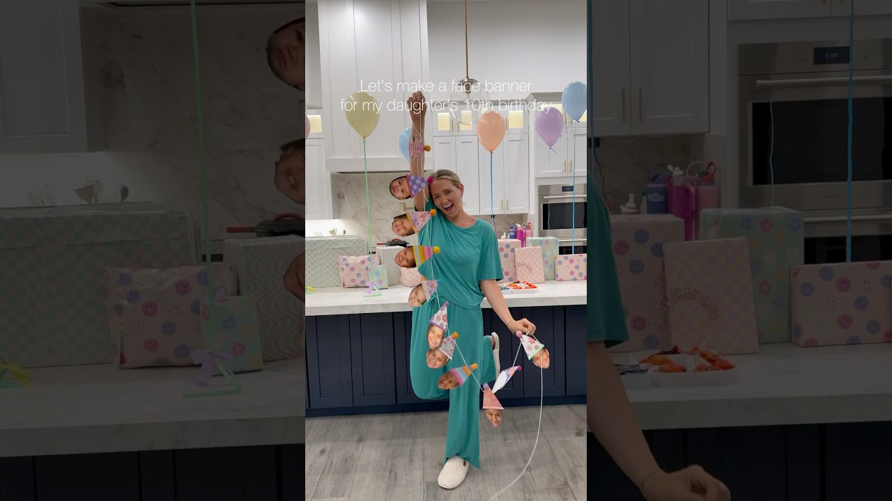 Turned out so cute🥲 #birthdaybanner #10thbirthday #birthday #birthdaycraft #diy #diybirthday