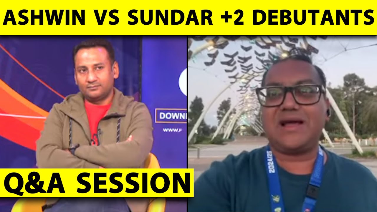 🔴Q&A, BGT: PERTH TEST KAISE JEETEGA INDIA? ASHWIN, SUNDAR, JADEJA PAR SUSPENSE KHATAM? 