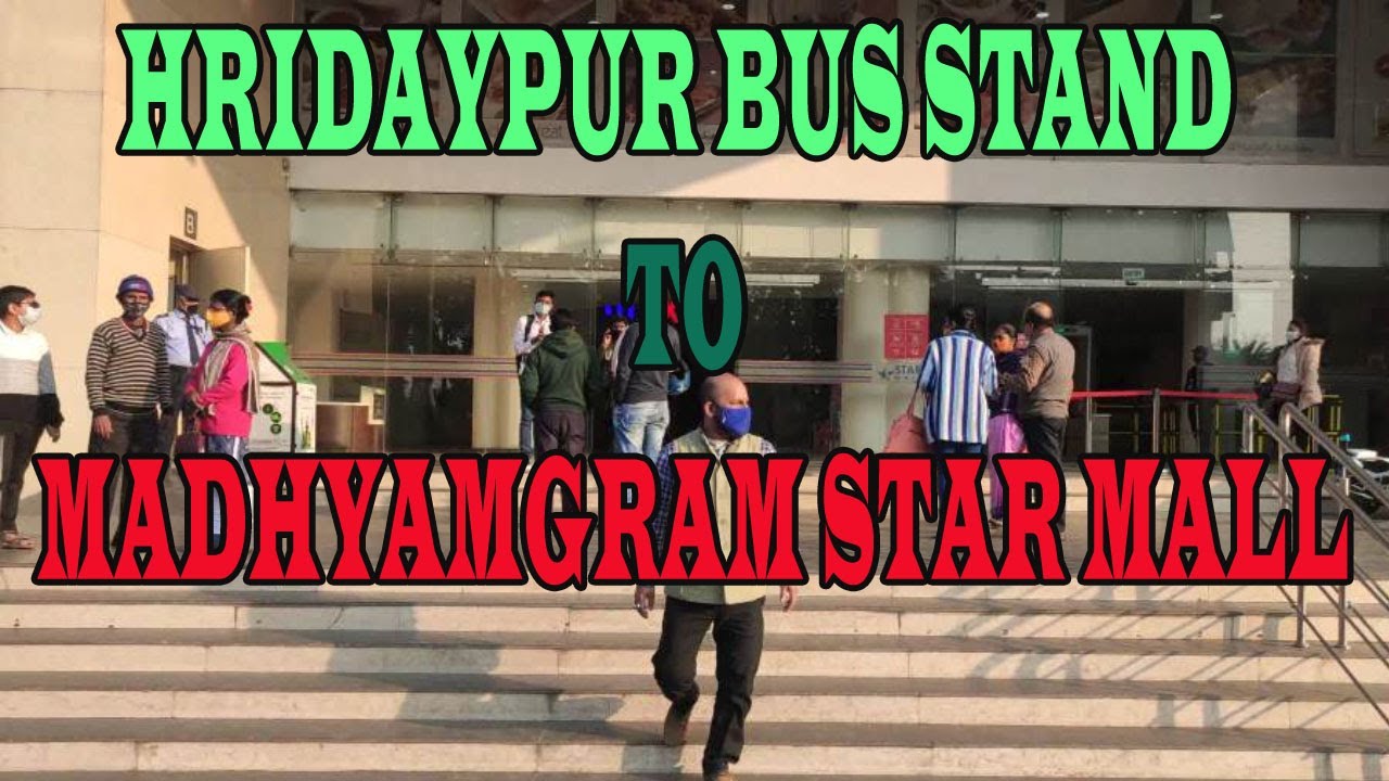 Unique Walking Video From Hridaypur Bus Stand  To Madhyamgram Star Mall