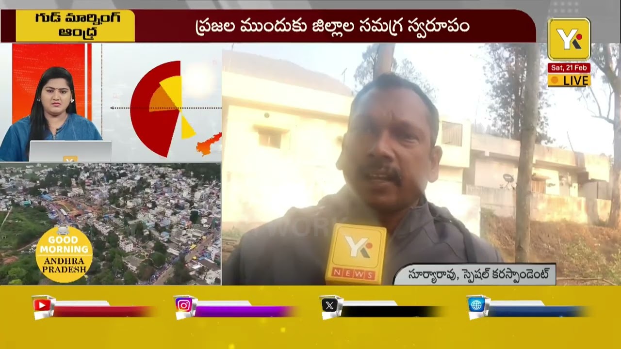 GOOD MORNING AP:  Alluri District Today Updates.. అల్లూరి జిల్లాలో ఈ రోజు ఏం జరుగుతోంది..? | #yktv