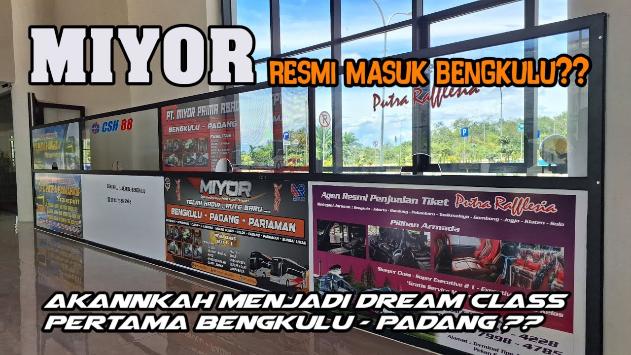 Miyor Resmi Masuk Bengkulu⁉️ Dream Class Pertama Di jalur Bengkulu - Padang‼️