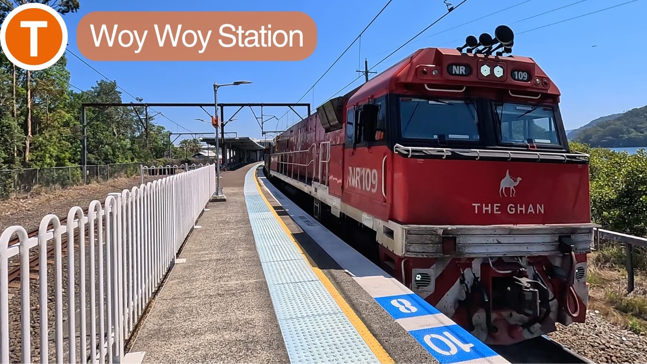 Train Spotting Vlog 50: Woy Woy Station Train Spotting