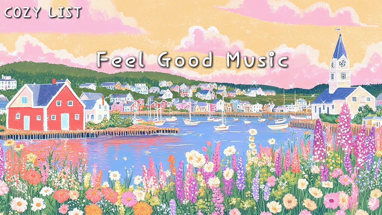 [Playlist] 멋진 마을에서 기분 좋은 하루 🌸 긍정적인 하루 시작을 위한 피아노 연주곡, 봄 분위기 카페 음악, 뉴에이지 아침 봄플레이리스트 Spring cafe Music