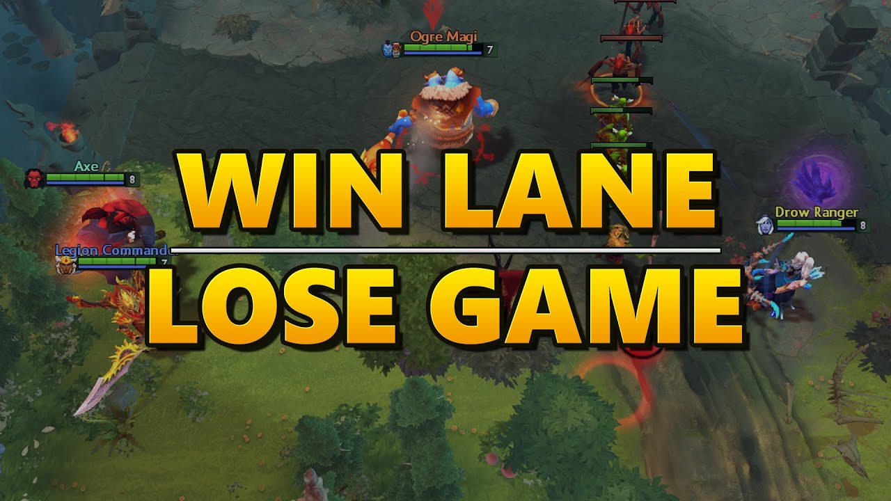 The reason your carry isn't farmed after winning the lane