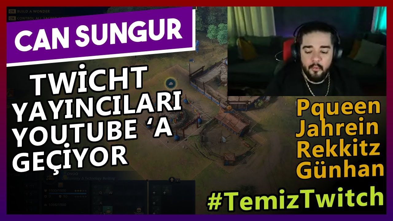 Can Sungur - TWİTCH Yayıncıları YouTube 'a Geçiyor !! #TemizTwitch
