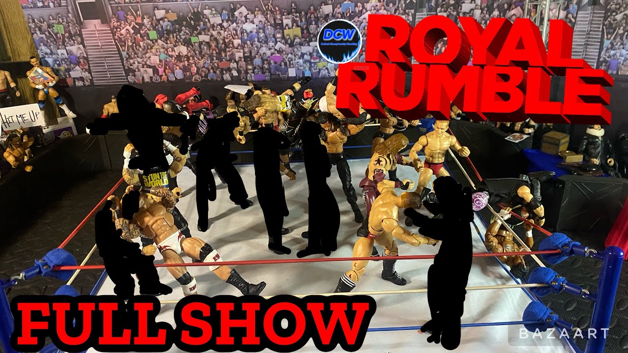 DCW Royal Rumble Full WWE Action Figure Show