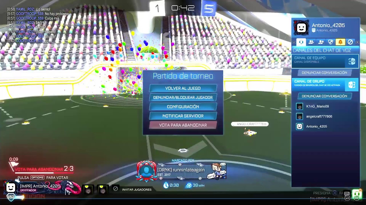 Torneo y uno que otro juego  lo tienes que ver rocket League