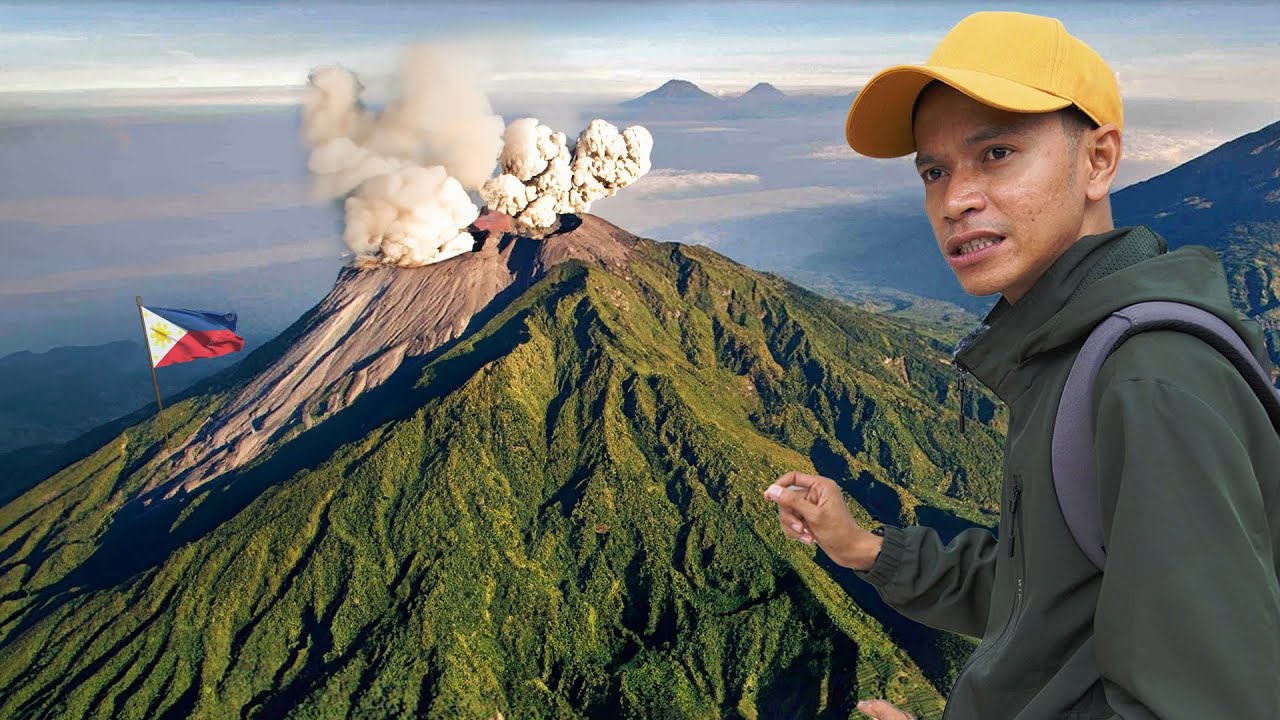 This MOUNTAIN has TWO CRATERS and it's ACTIVE