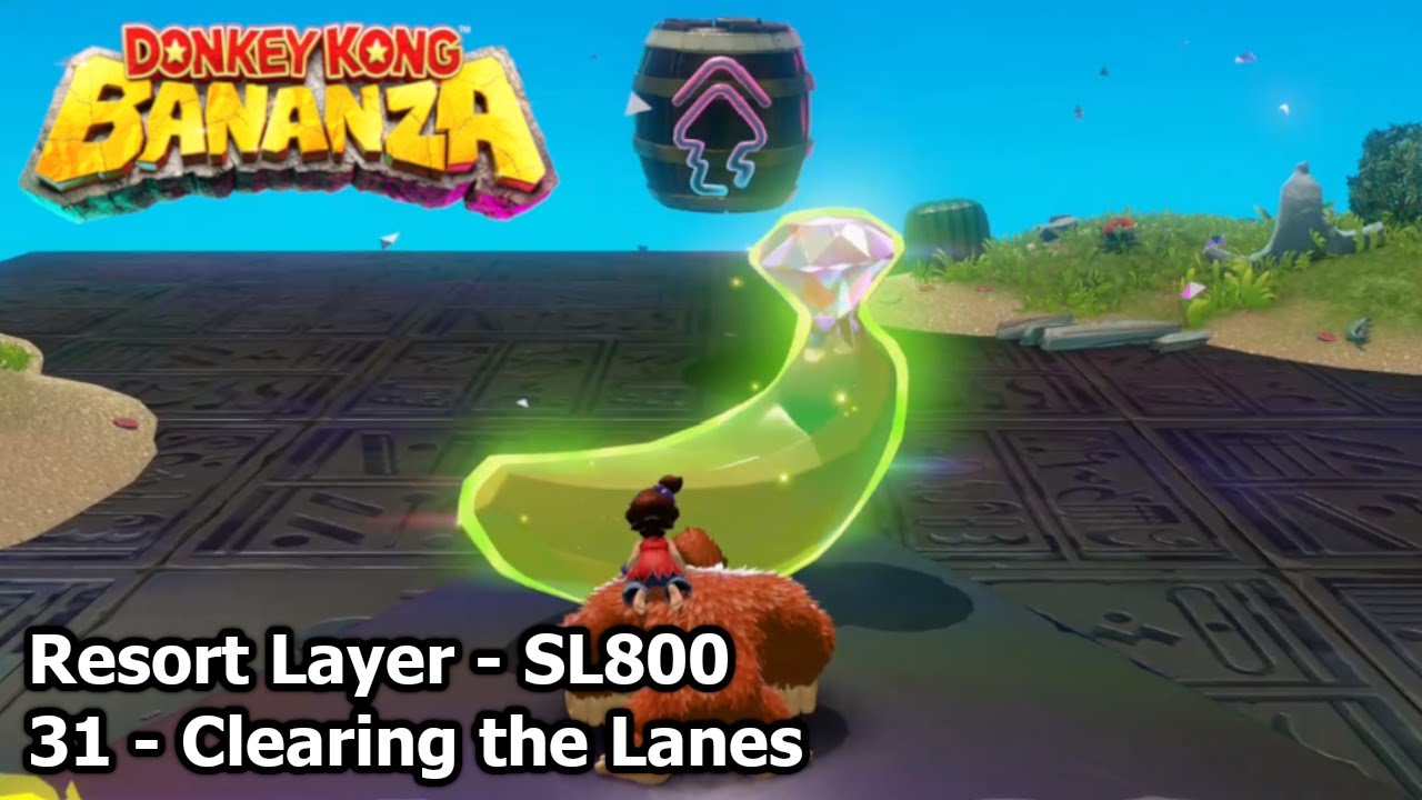 Resort Layer - SL800 - 31 - Clearing the Lanes - Donkey Kong Bananza Guide